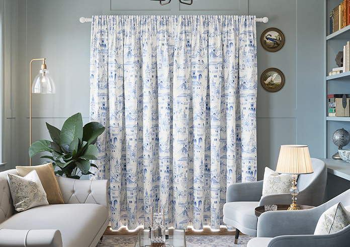 Voyage, Atlantic Blue - Made to Measure Curtain - Image 7